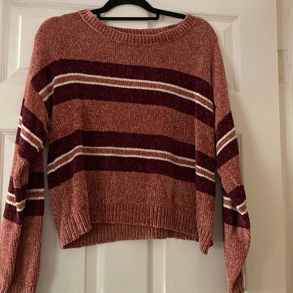 Women's striped pull over/sweater . Never worn.